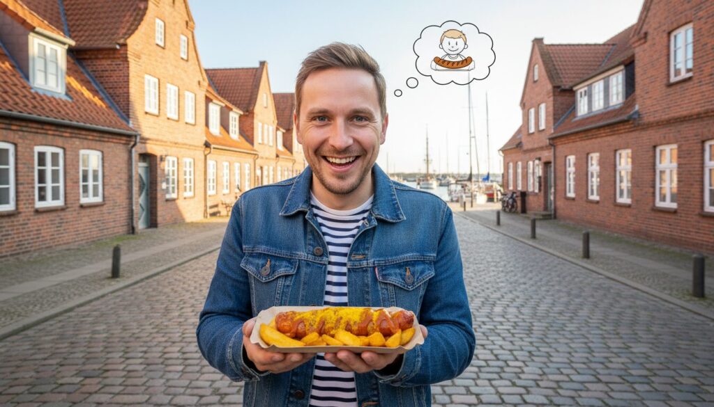 découvrez comment un berlinois réalise son rêve d'enfance à husum en partageant sa passion pour la currywurst, un plat emblématique et savoureux.