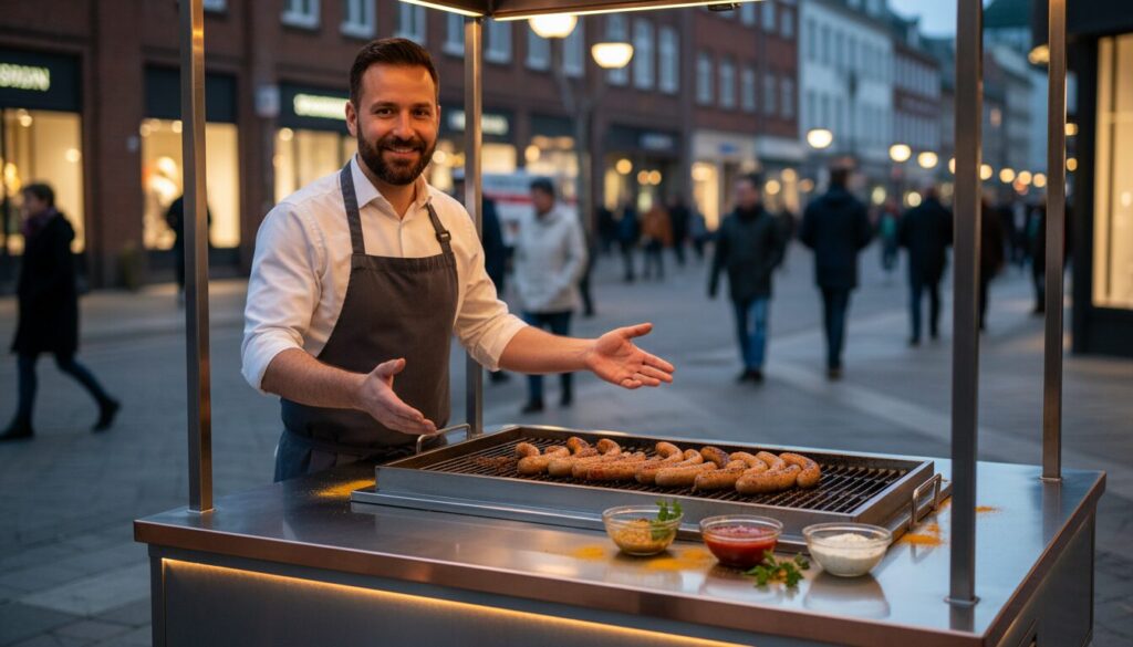 découvrez comment alessandro reintges, publicitaire de renom, se lance prochainement dans la vente de currywurst avec son nouveau projet basta.