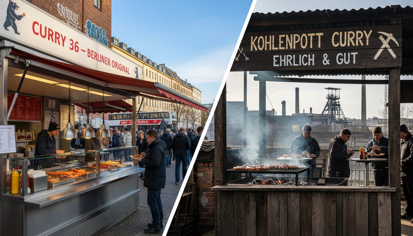 découvrez les différences régionales distinctes entre la currywurst de berlin et celle de la ruhr, deux spécialités allemandes emblématiques aux saveurs uniques.