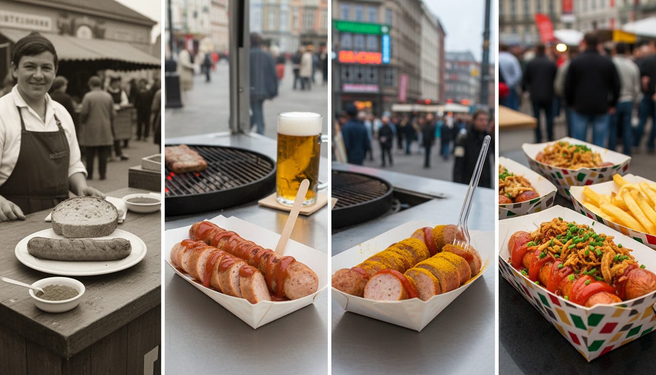 découvrez l'évolution de la currywurst, emblème de la street-food allemande, à travers le xxe siècle, entre tradition et modernité.