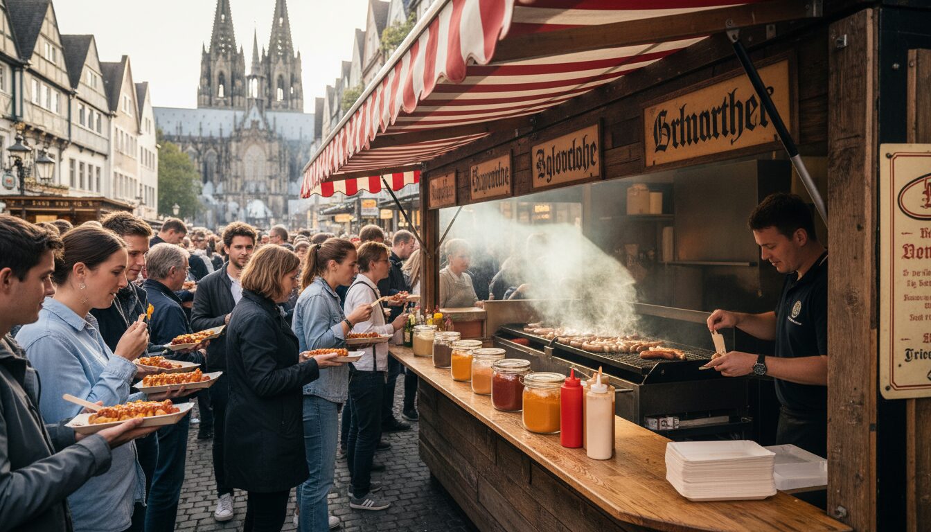 découvrez les meilleurs endroits pour déguster une currywurst authentique à cologne cette année. guide complet des adresses incontournables pour savourer ce plat emblématique.