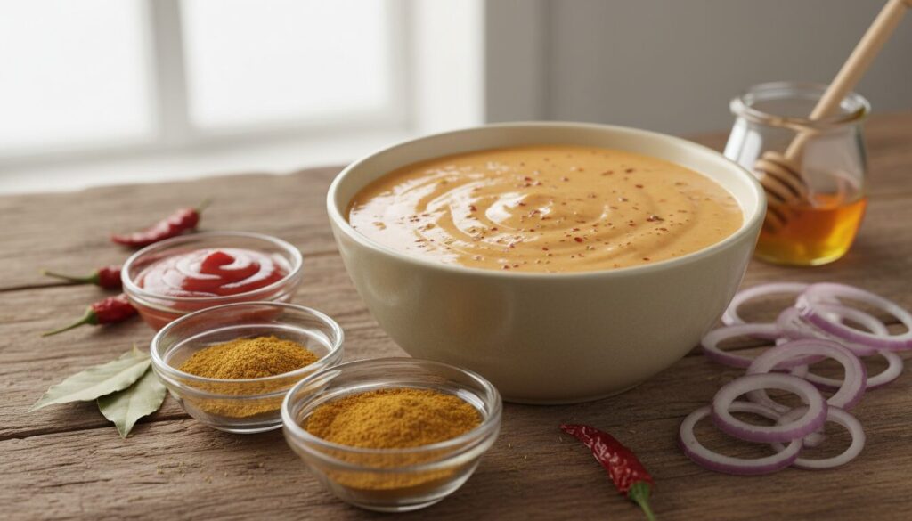 découvrez une recette rapide et facile de sauce currywurst douce, réalisée sans ingrédients compliqués, idéale pour accompagner vos plats en toute simplicité.