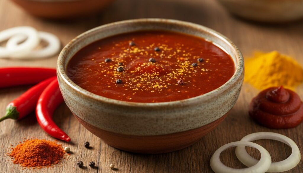 découvrez notre recette rapide de la sauce currywurst authentique de la région de la ruhr, idéale pour un goût traditionnel et savoureux en un rien de temps.