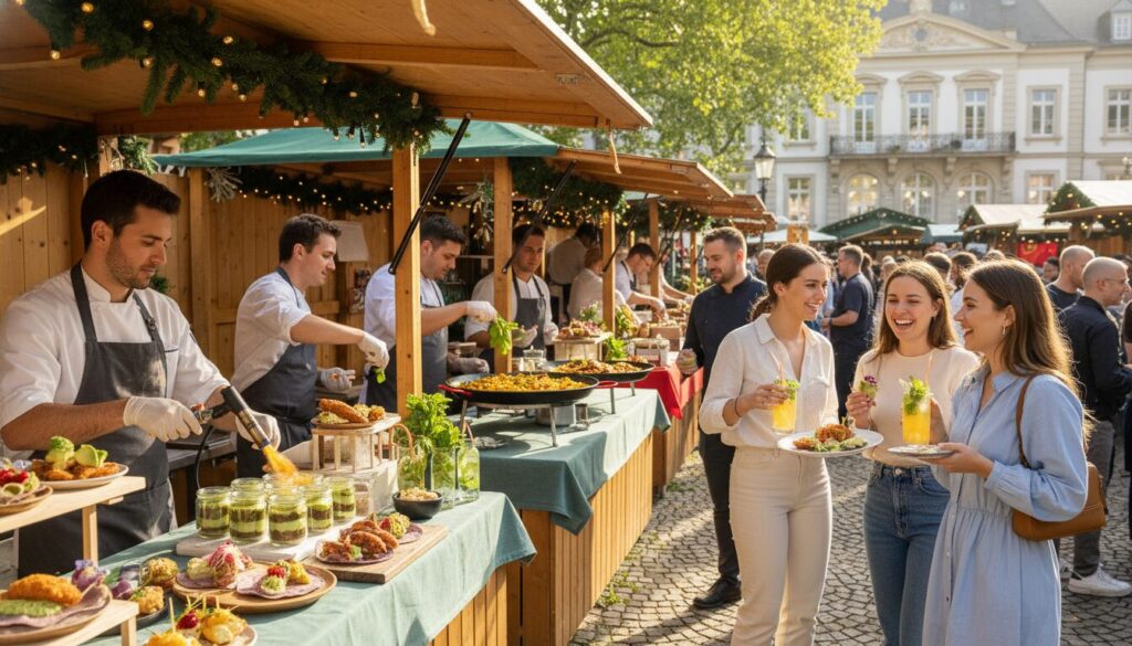 découvrez les tendances culinaires incontournables du marché sternschnuppen à wiesbaden, un lieu où saveurs locales et innovations gastronomiques se rencontrent pour émerveiller vos papilles.