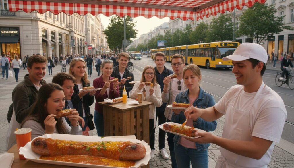 explorez la currywurst à berlin lors d'une visite gourmande et culturelle du ku’damm, mêlant saveurs authentiques et découvertes historiques.