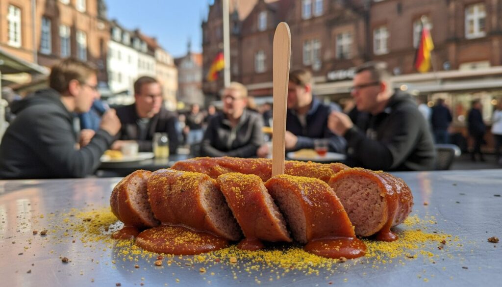 découvrez comment la currywurst est devenue un symbole emblématique de l'identité culinaire allemande, reflétant traditions et culture populaire à travers ce plat iconique.
