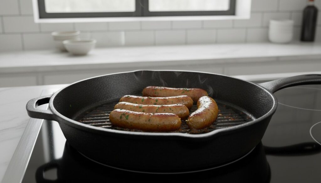 découvrez quel type de poêle choisir pour cuire parfaitement vos saucisses currywurst et obtenir une cuisson optimale, savoureuse et croustillante.