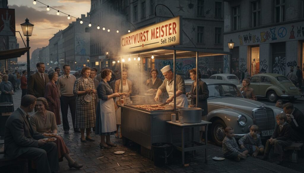 découvrez comment la currywurst est devenue un symbole emblématique de la culture urbaine allemande après la seconde guerre mondiale, reflet de l'histoire sociale et des changements culturels.