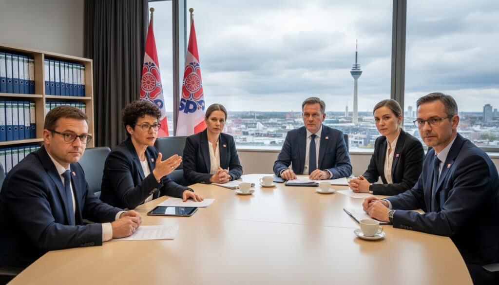 découvrez les enjeux cruciaux du spd en péril en rhénanie-du-nord-westphalie et les candidats potentiels prêts à reprendre les rênes pour redresser la situation politique régionale.