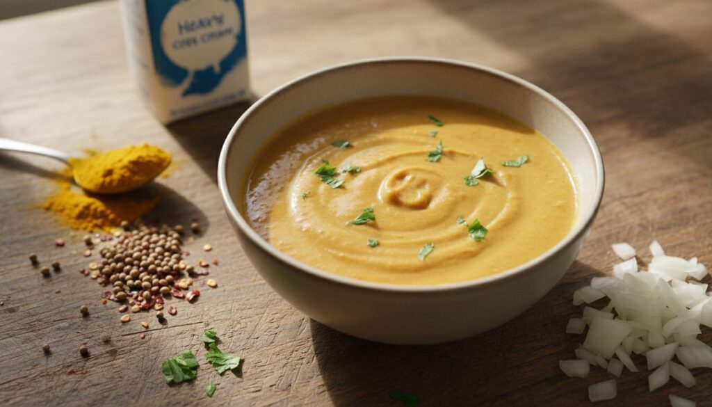 découvrez notre recette facile et rapide de sauce currywurst douce et crémeuse, prête en moins de 15 minutes pour accompagner vos plats avec saveur.