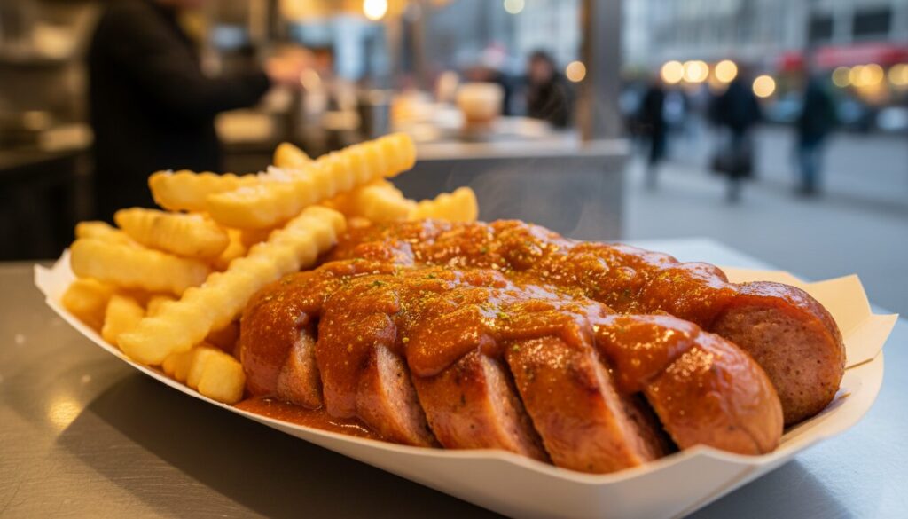 découvrez notre recette authentique de sauce currywurst express, idéale pour préparer rapidement un plat savoureux et traditionnel.