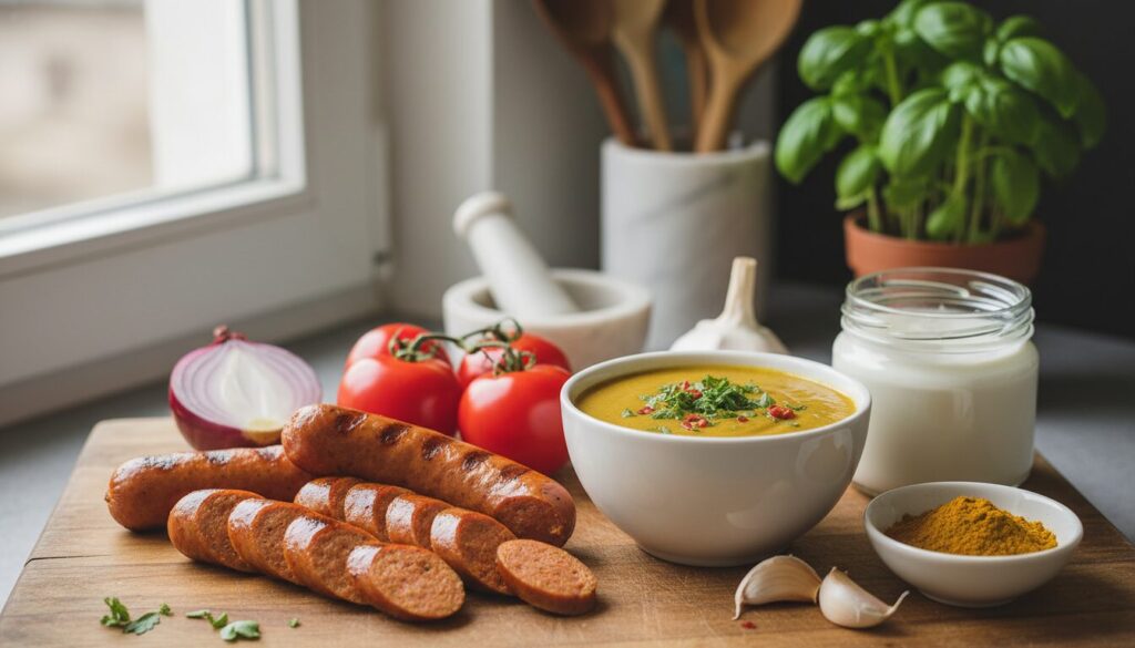 découvrez notre recette facile et rapide de sauce currywurst végétarienne, légère et savoureuse, à préparer chez vous pour un repas gourmand et sain.