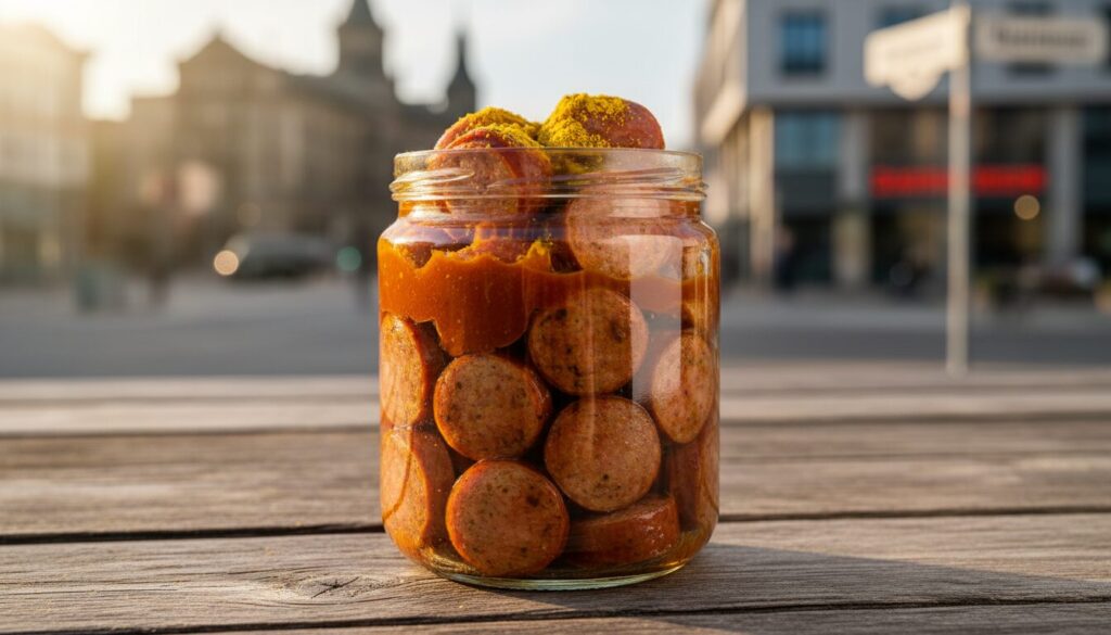 découvrez l'innovation culinaire à berlin : la célèbre currywurst de paul bientôt disponible en bocal, pour savourer ce classique allemand chez vous facilement.