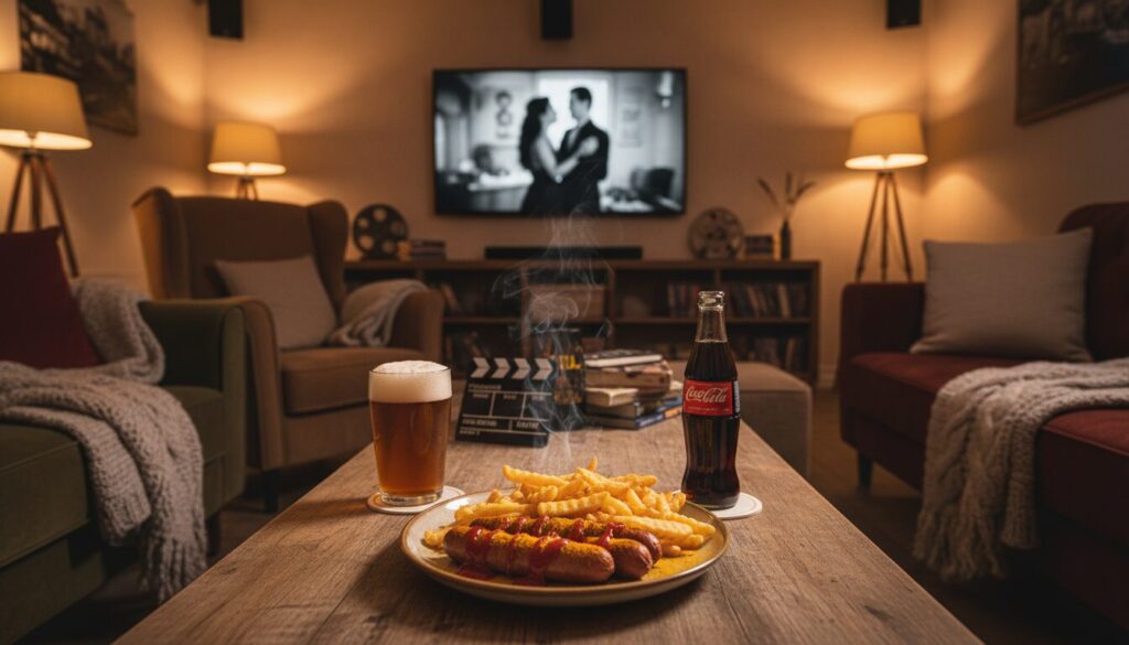 participez à une soirée conviviale alliant cinéma et dégustation de currywurst le jeudi 19 février 2026 à 17h30. une expérience gourmande et cinéphile à ne pas manquer !