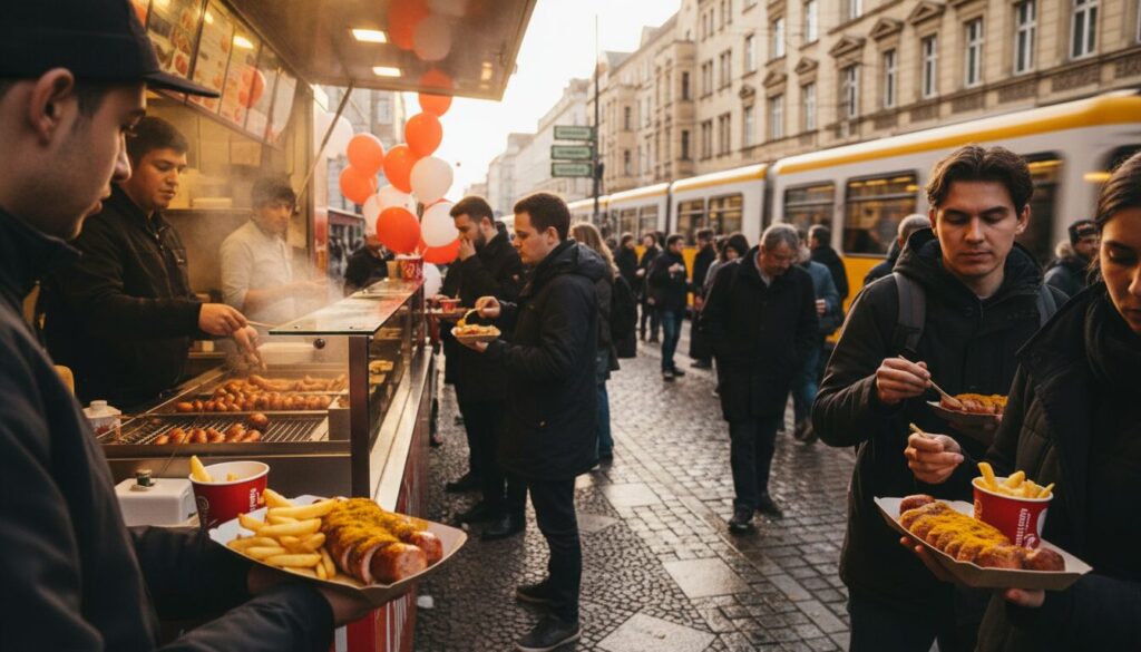 curry 36 célèbre ses 45 ans d'histoire, offrant depuis quatre décennies et demie la meilleure currywurst au cœur de berlin, une institution culinaire incontournable.