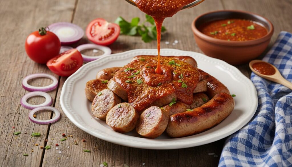 apprenez à préparer une sauce currywurst maison savoureuse avec un curry authentique de berlin, pour recréer chez vous le goût unique de ce classique allemand.