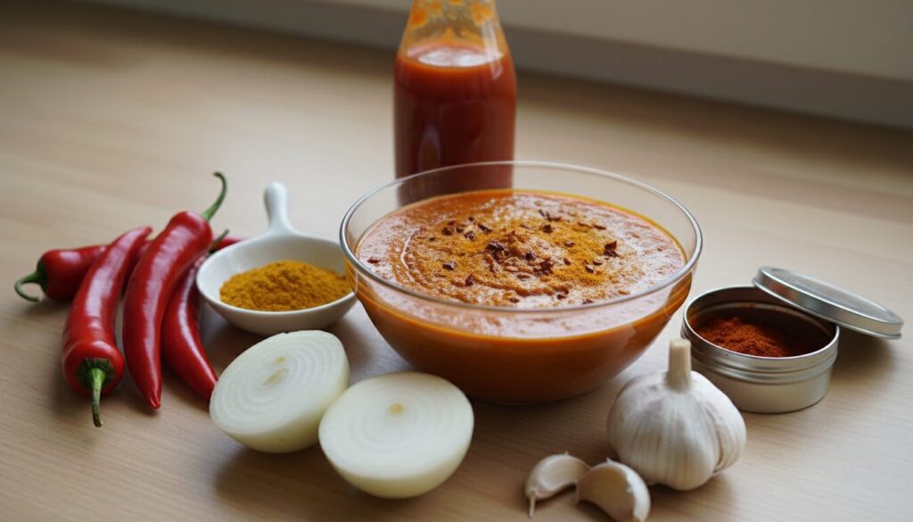 découvrez une recette simple et rapide de sauce currywurst piquante avec des ingrédients accessibles pour relever vos plats facilement.