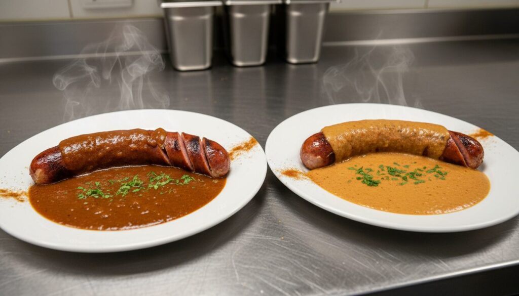 découvrez notre test comparatif des sauces currywurst industrielles knorr et crema pour choisir la meilleure saveur et qualité.