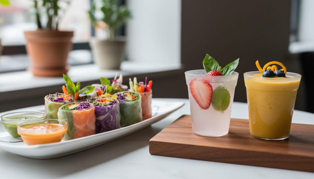 découvrez les tendances culinaires incontournables : des rouleaux de riz ravissants aux boissons comestibles avec gobelet à croquer, pour une expérience gourmande et innovante.