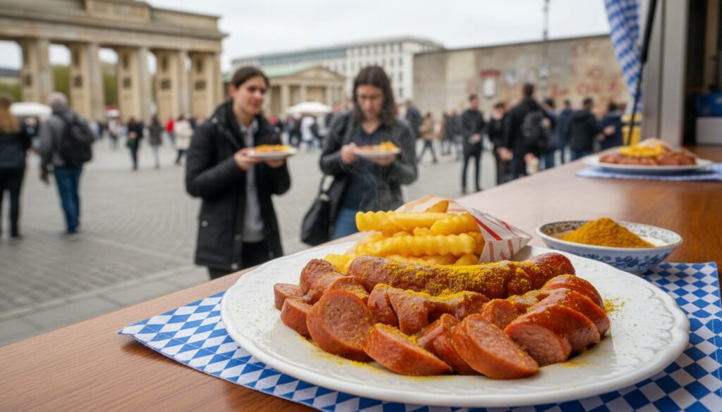 découvrez l'histoire de la currywurst, icône culinaire allemande, qui fête ses 75 ans. retour sur une spécialité savoureuse et incontournable.