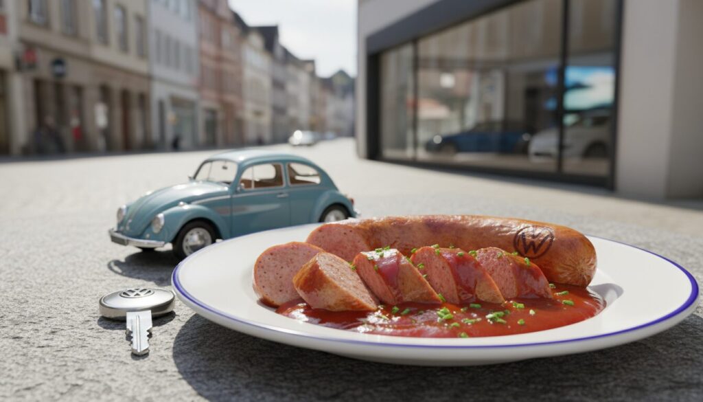 découvrez comment la saucisse currywurst de volkswagen gagne en popularité et séduit presque autant que ses célèbres voitures.